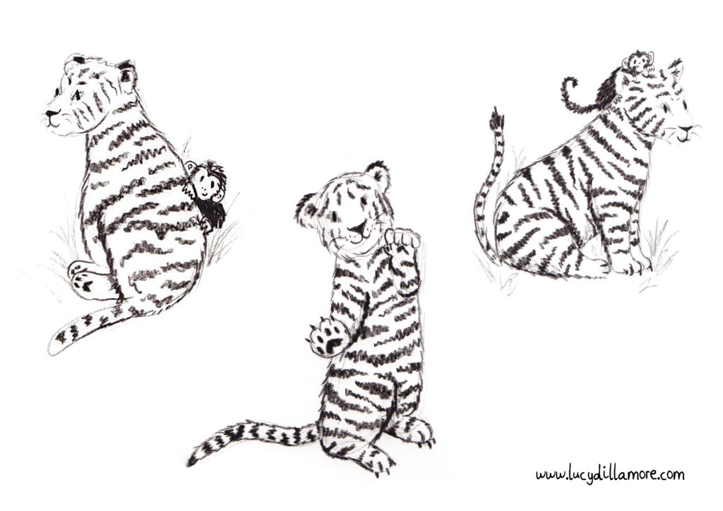 Jungle Colouring Page Lucy Dillamore
