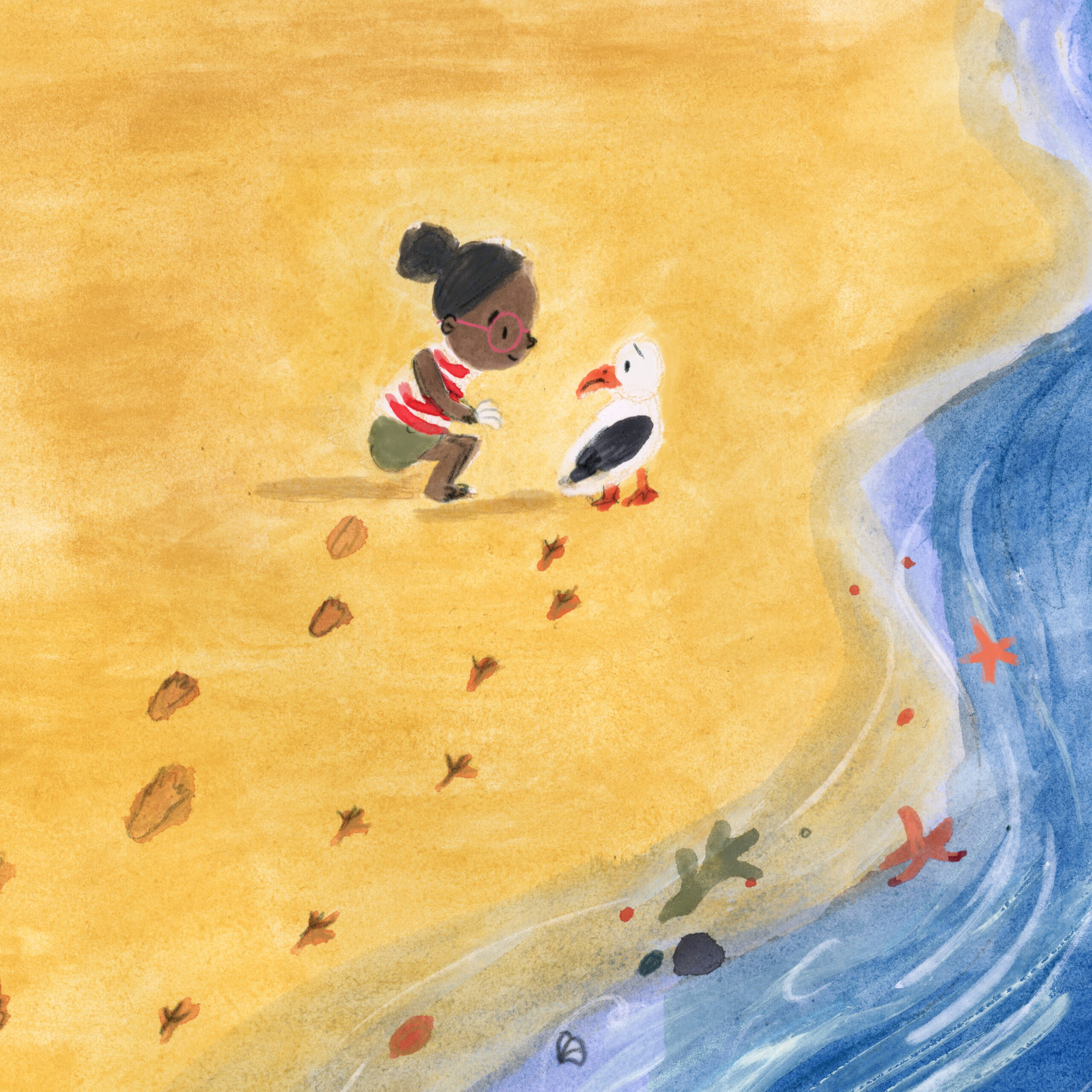 Lucy Dillamore Children's Book Illustrator & Author - Beach Scene