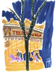 Christmas Carousel Lucy Dillamore Illustration
